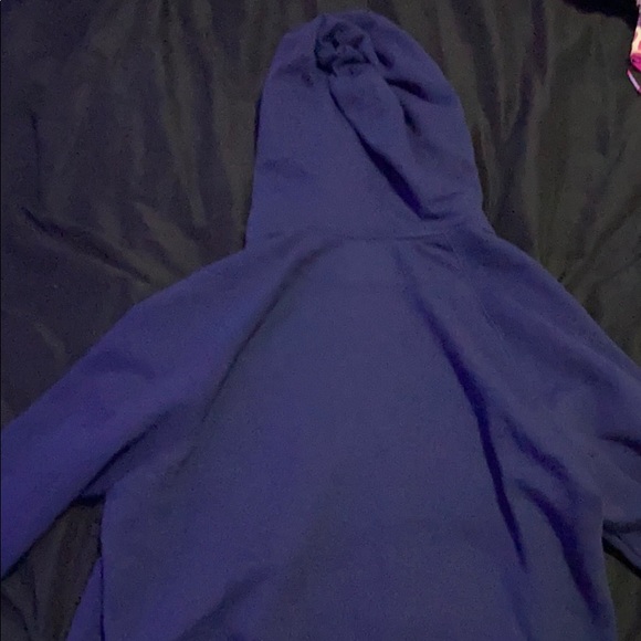 Navy blue champion hoodie - Picture 2 of 2